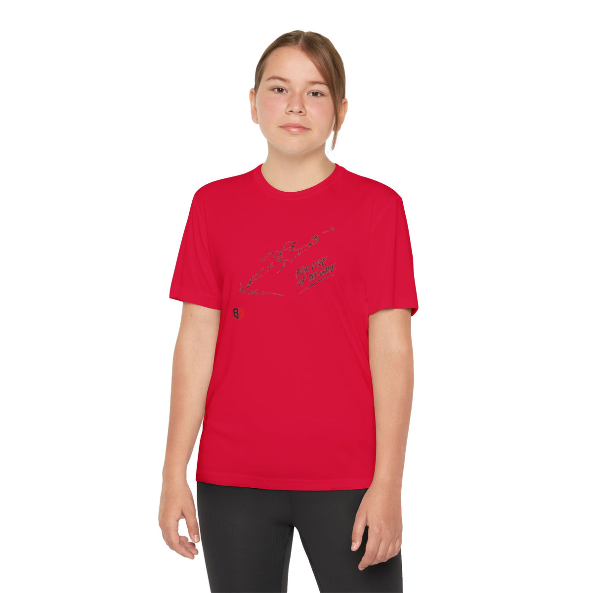 Youth Baseball Tee — "For Love of the Game" Athletic T‑Shirt