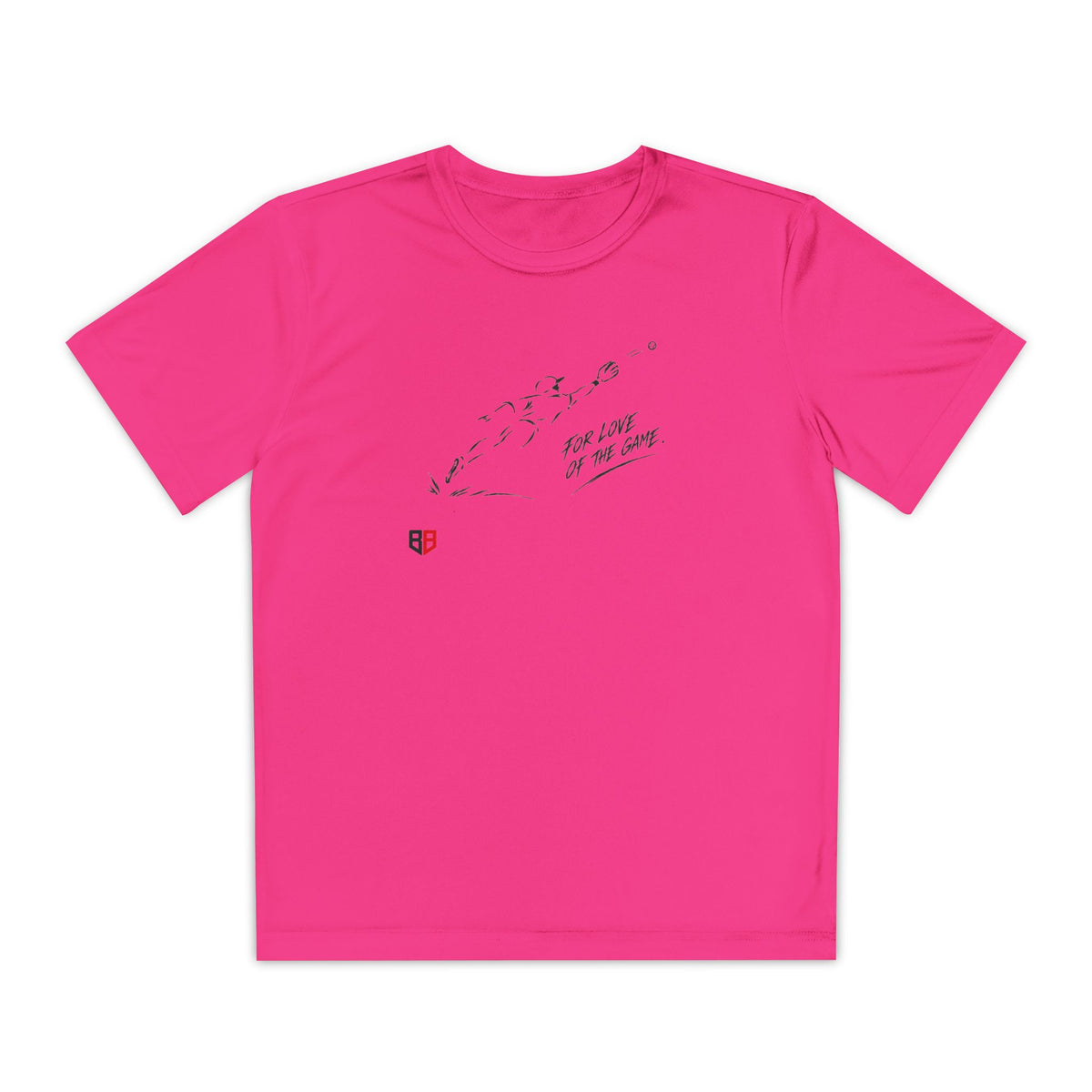 Youth Baseball Tee — "For Love of the Game" Athletic T‑Shirt