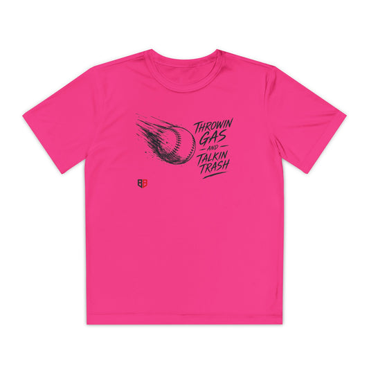 Youth Competitor Tee - "Throwin' Gas and Talkin' Trash" Graphic Tee