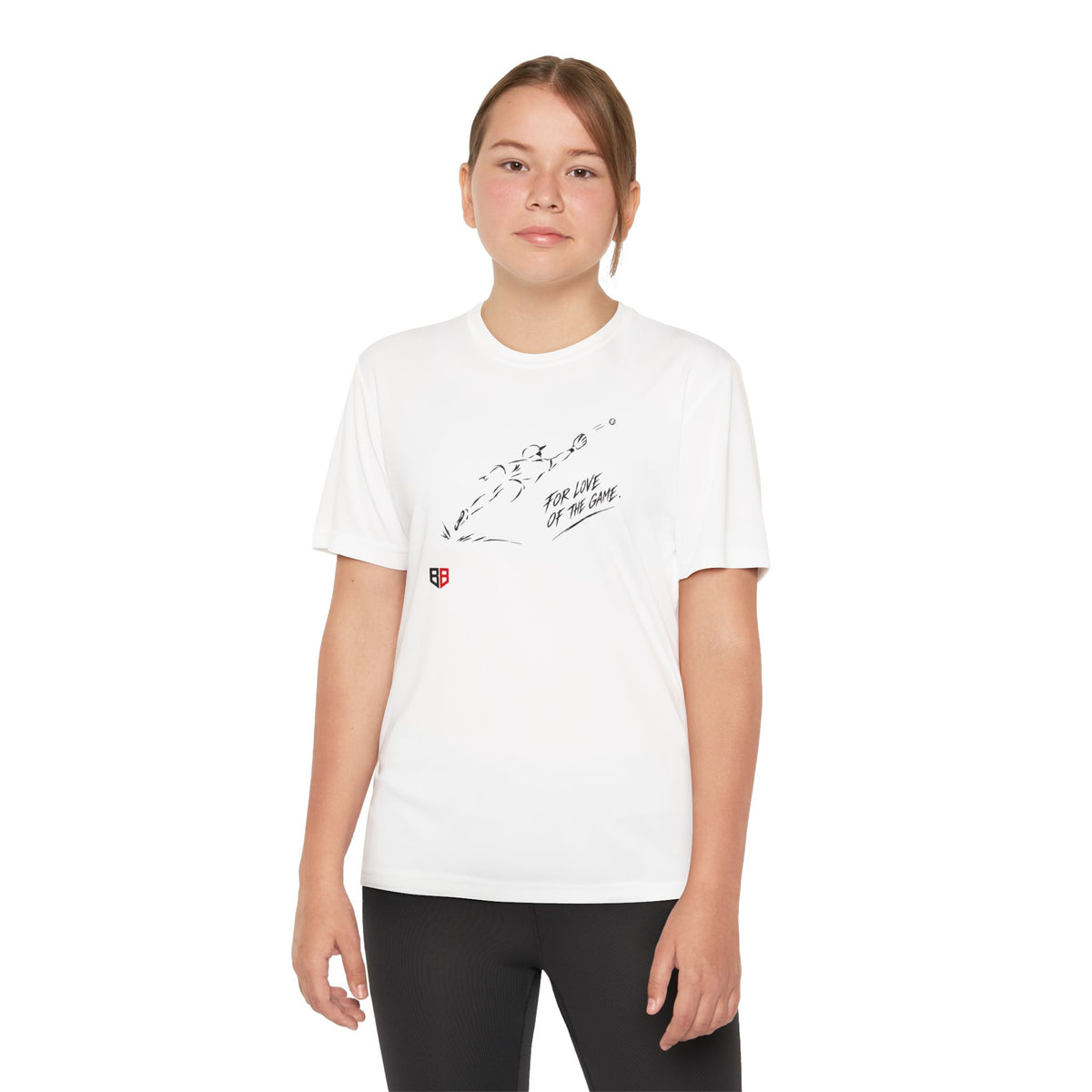 Youth Baseball Tee — "For Love of the Game" Athletic T‑Shirt