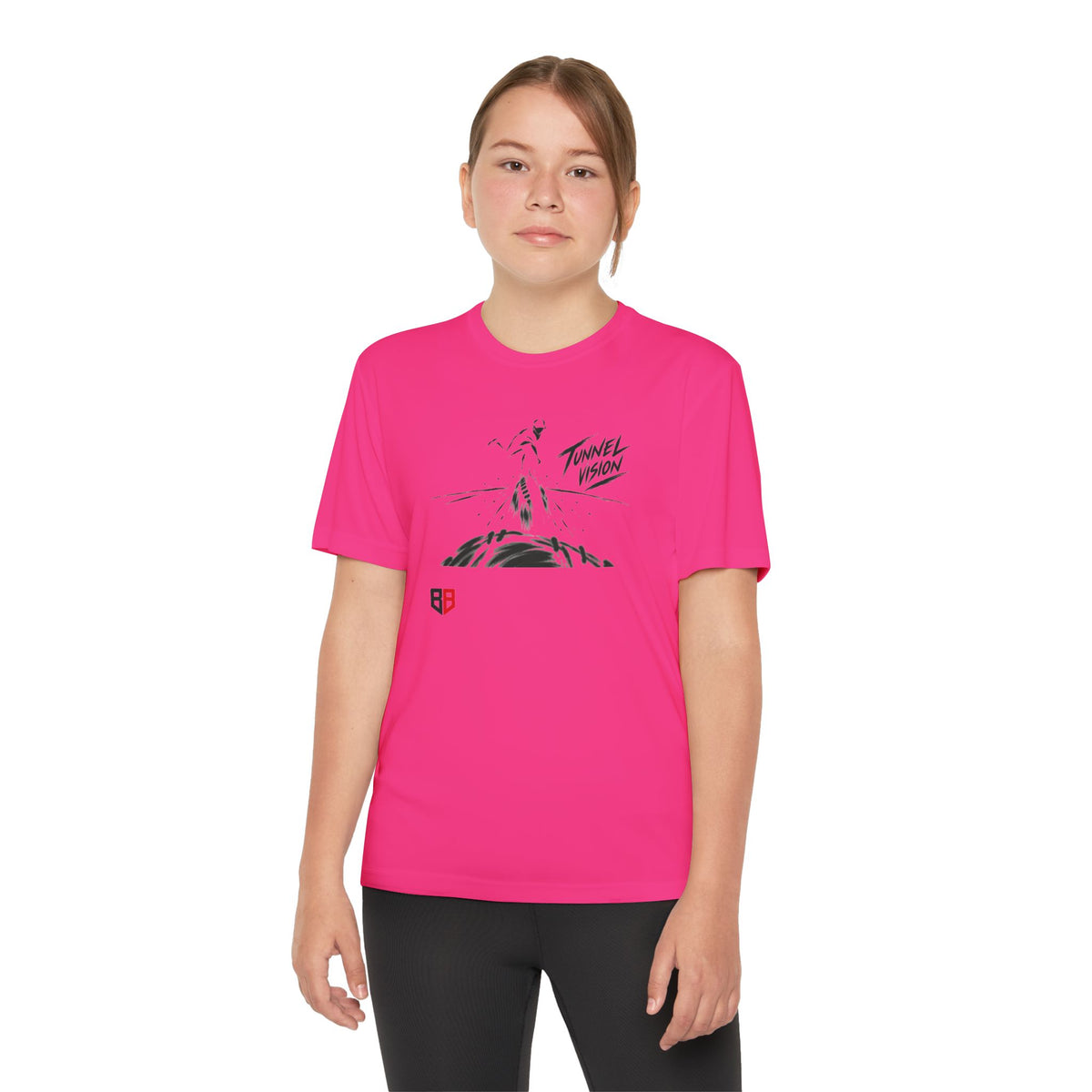Youth Pitcher Tee — 'Tunnel Vision' Graphic T-Shirt