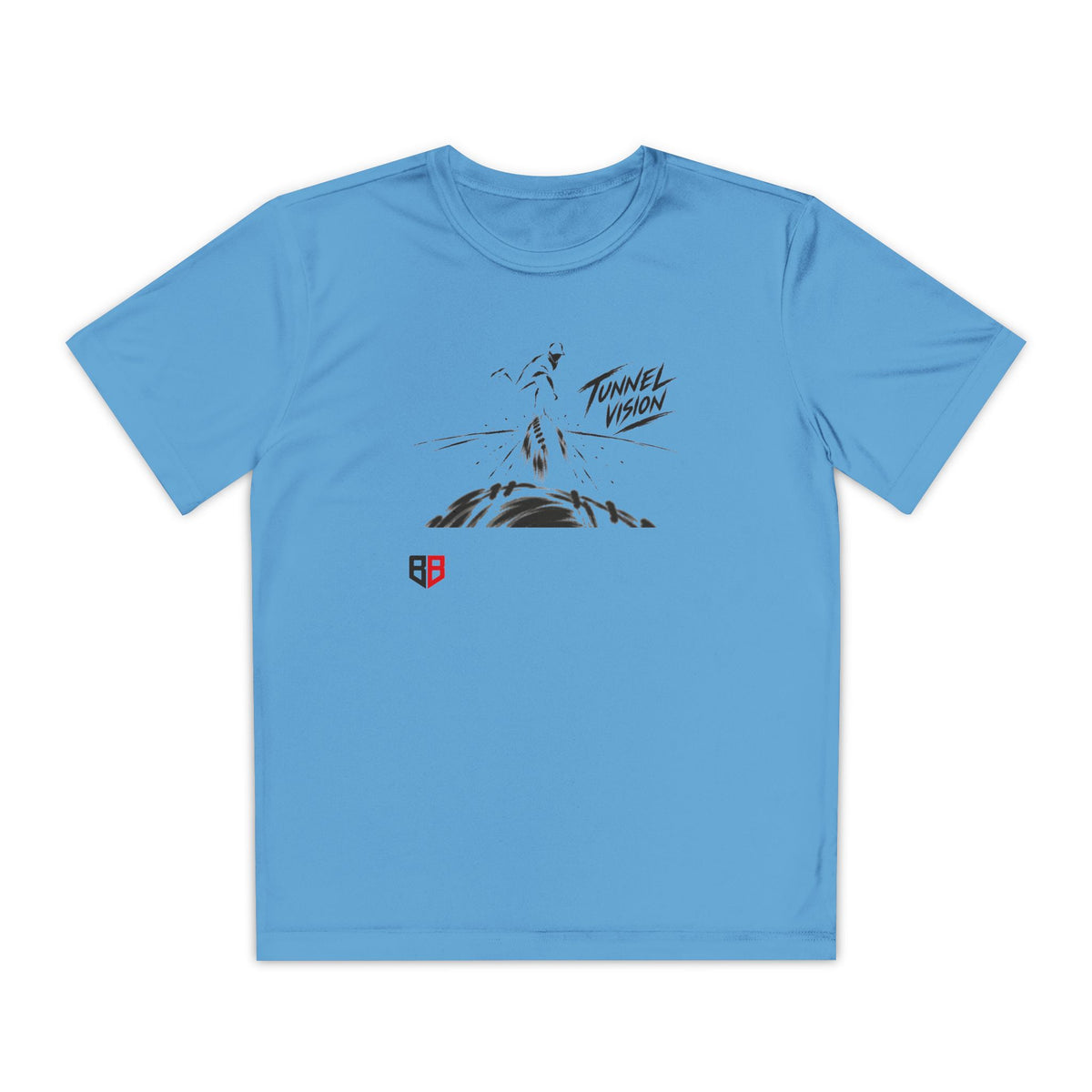Youth Pitcher Tee — 'Tunnel Vision' Graphic T-Shirt
