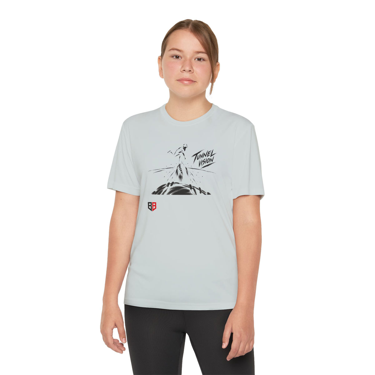 Youth Pitcher Tee — 'Tunnel Vision' Graphic T-Shirt