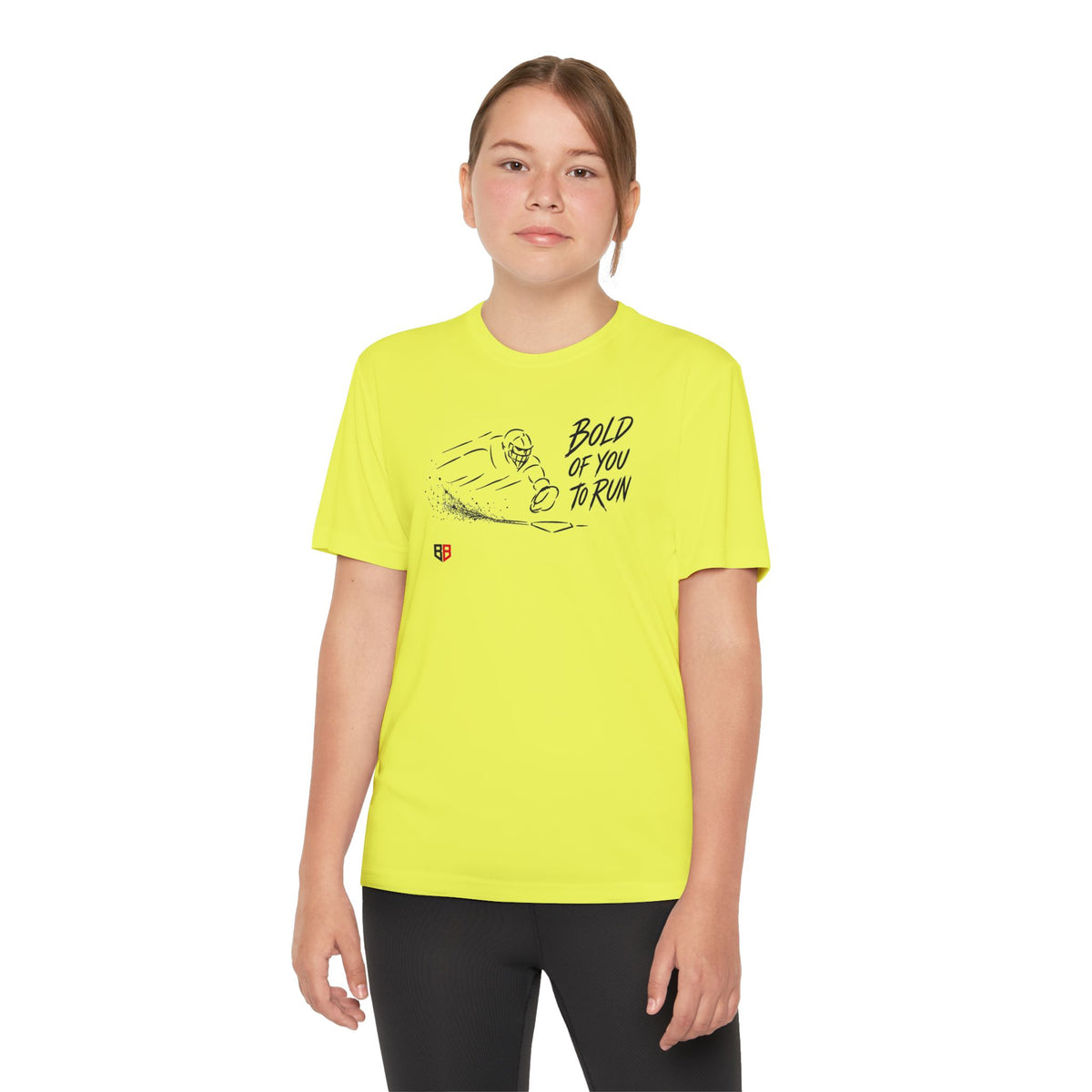Catcher Tee — "Bold of you to Run" Motivational Shirt for catchers