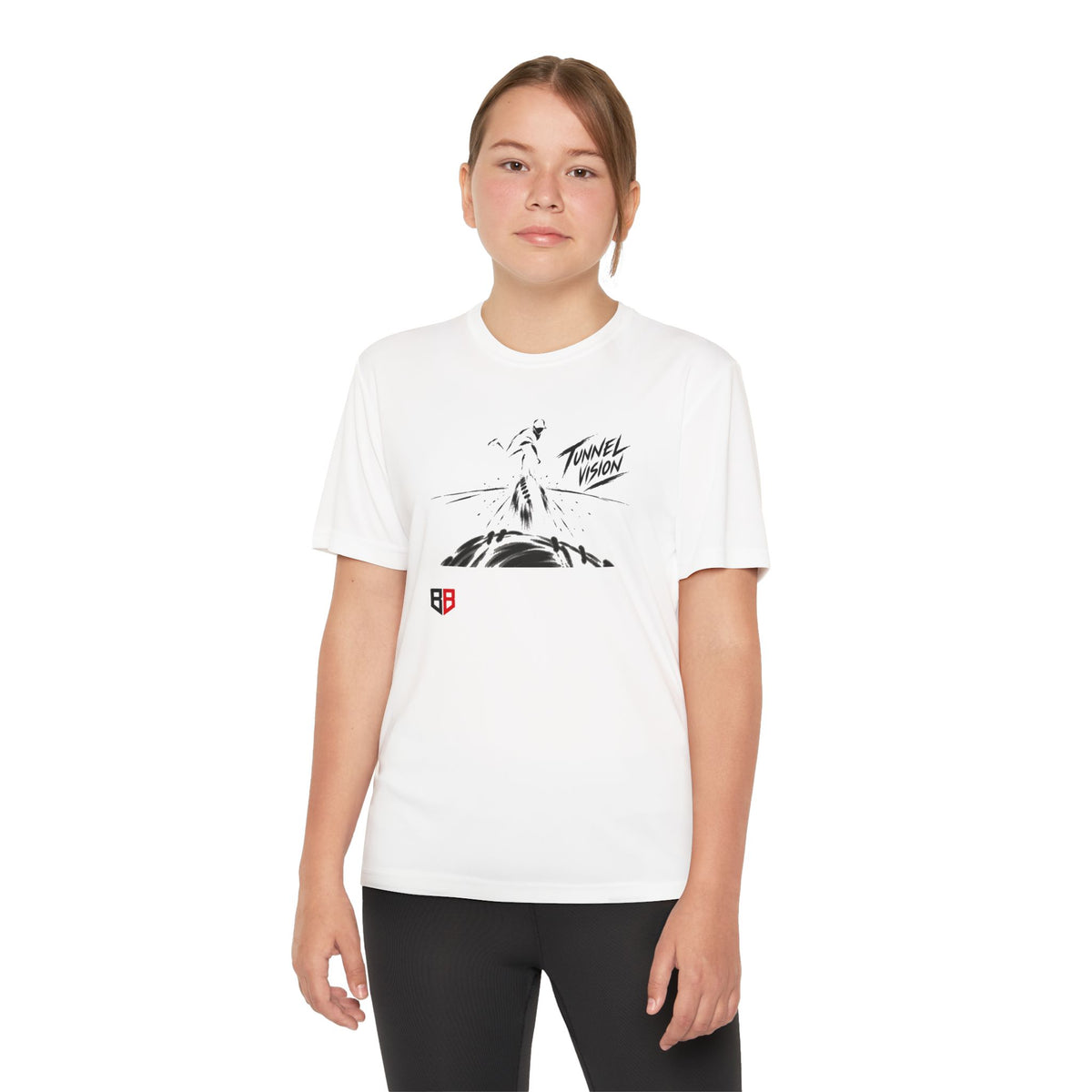 Youth Pitcher Tee — 'Tunnel Vision' Graphic T-Shirt