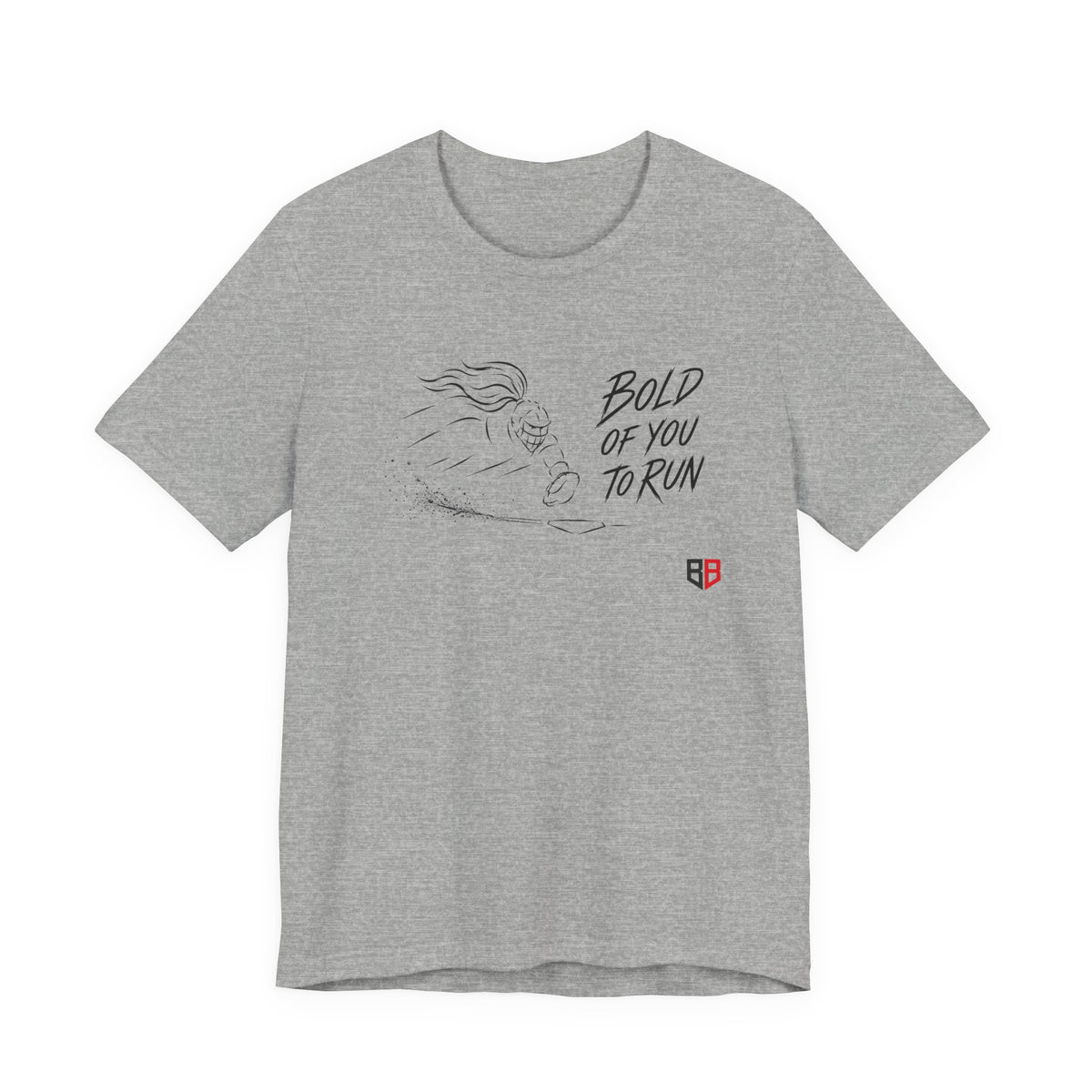 Softball Catcher Tee - "Bold Of You To Run"