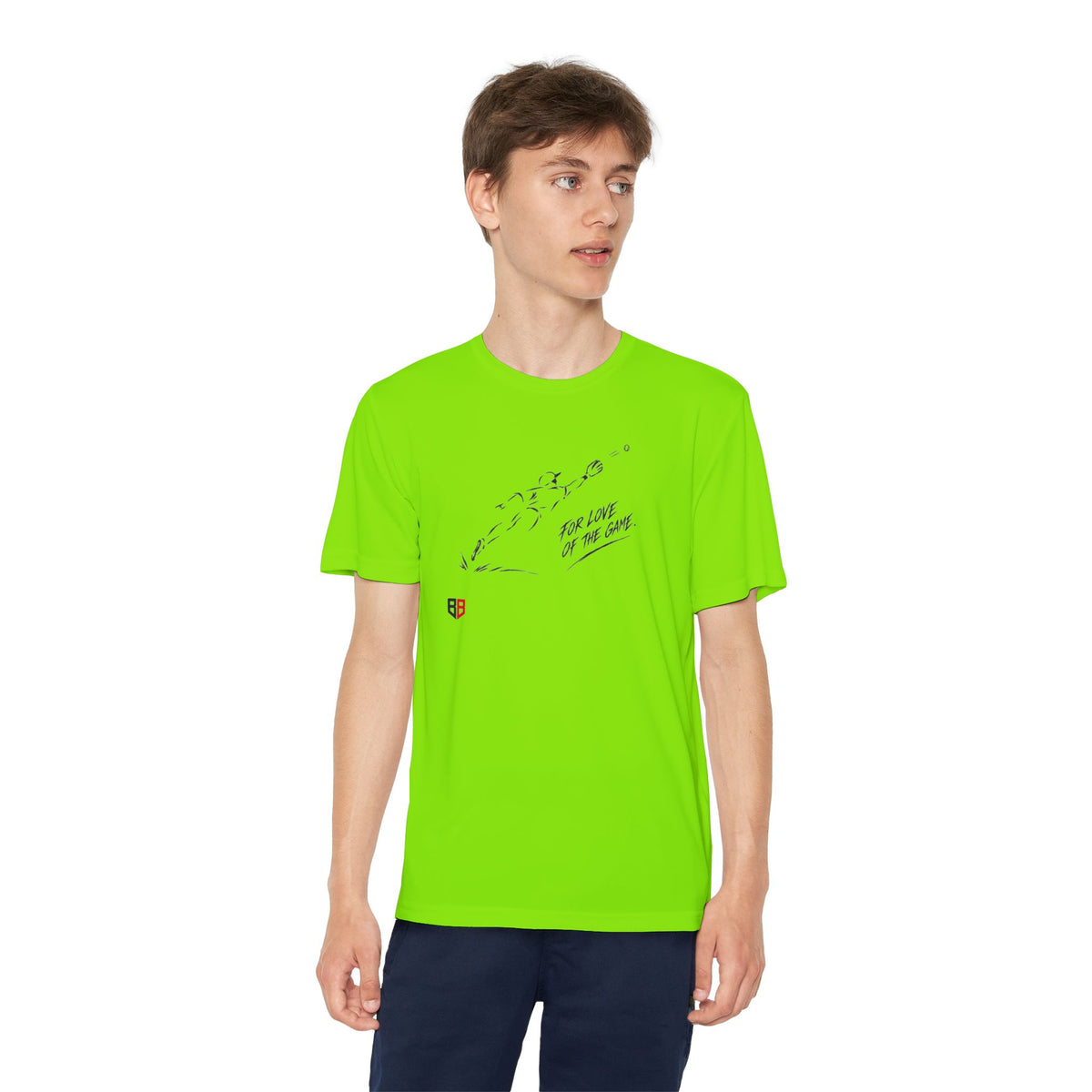 Youth Baseball Tee — "For Love of the Game" Athletic T‑Shirt