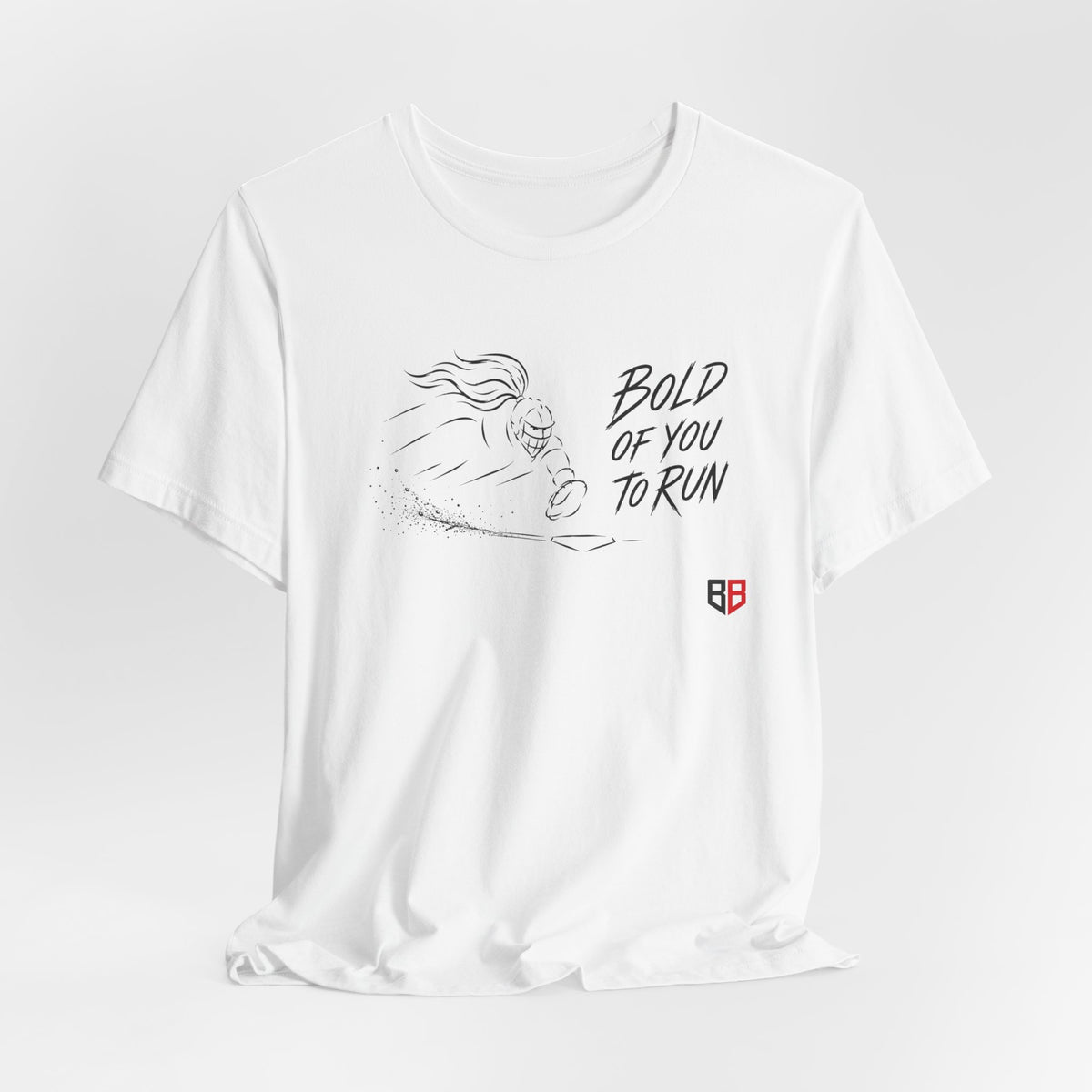 Softball Catcher Tee - "Bold Of You To Run"