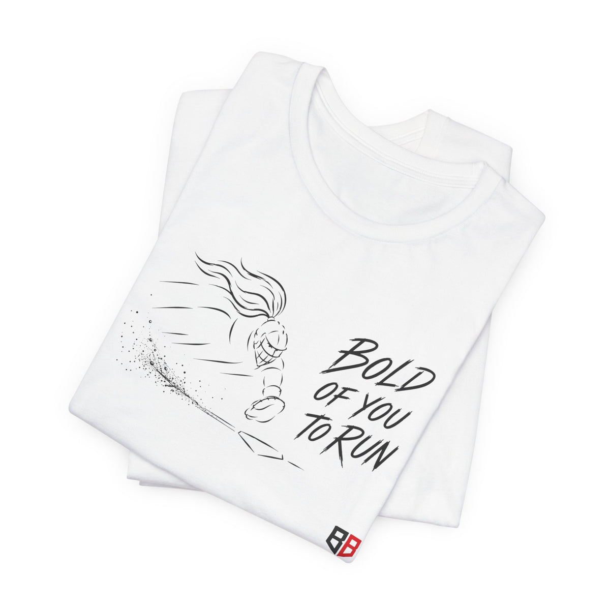 Softball Catcher Tee - "Bold Of You To Run"