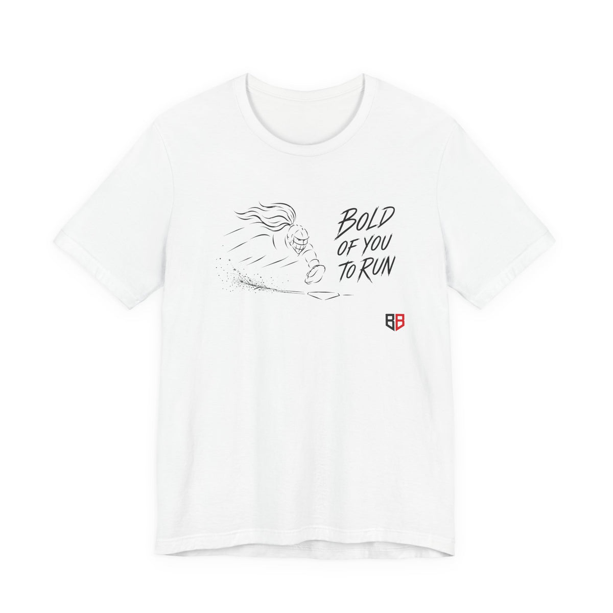 Softball Catcher Tee - "Bold Of You To Run"