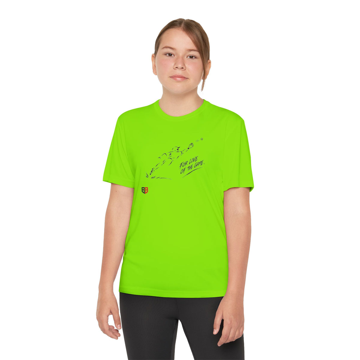 Youth Baseball Tee — "For Love of the Game" Athletic T‑Shirt