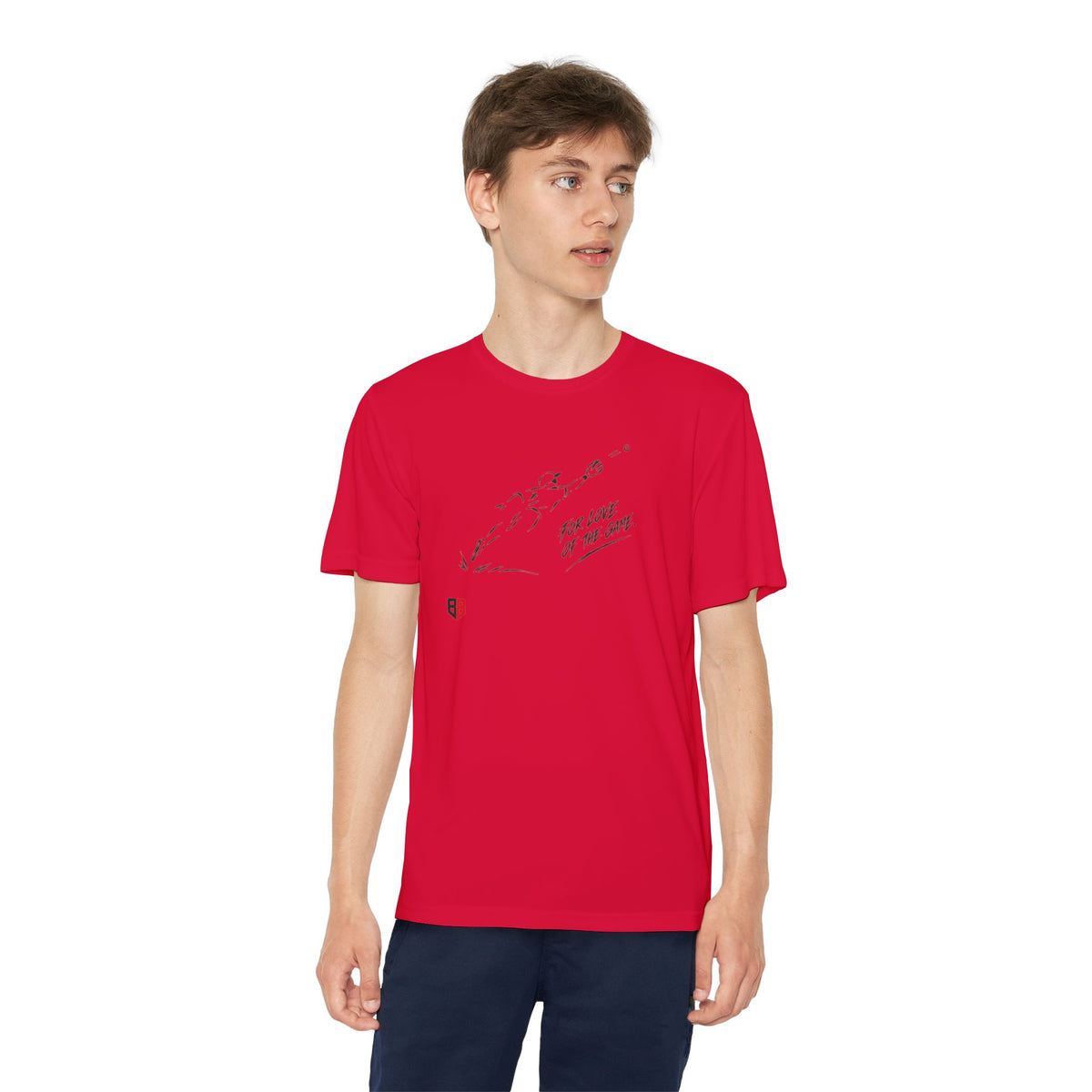 Youth Baseball Tee — "For Love of the Game" Athletic T‑Shirt