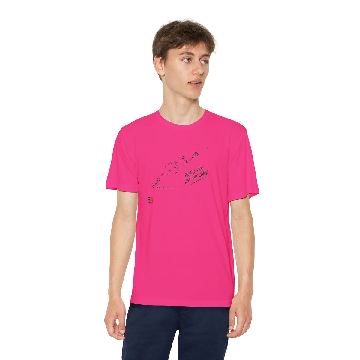 Youth Baseball Tee — "For Love of the Game" Athletic T‑Shirt