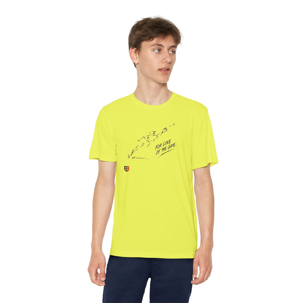 Youth Baseball Tee — "For Love of the Game" Athletic T‑Shirt