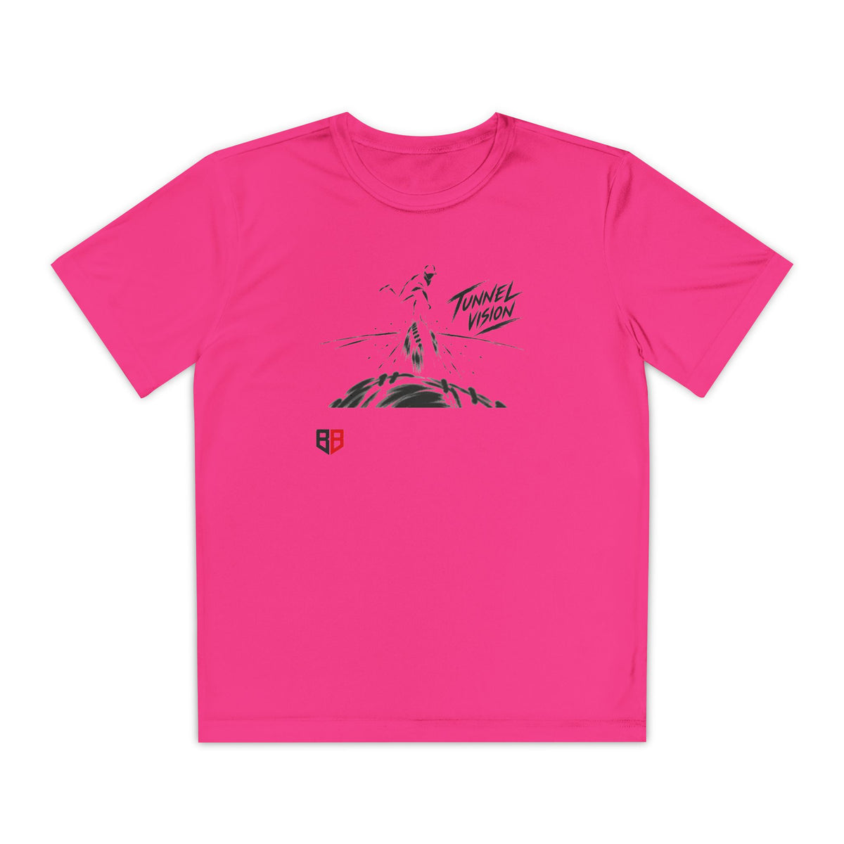 Youth Pitcher Tee — 'Tunnel Vision' Graphic T-Shirt