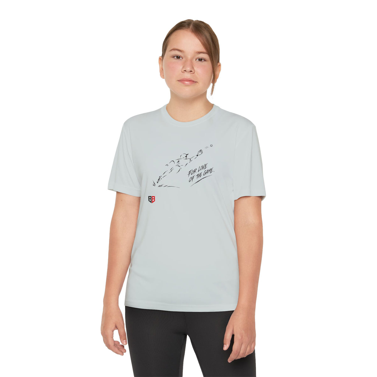 Youth Baseball Tee — "For Love of the Game" Athletic T‑Shirt