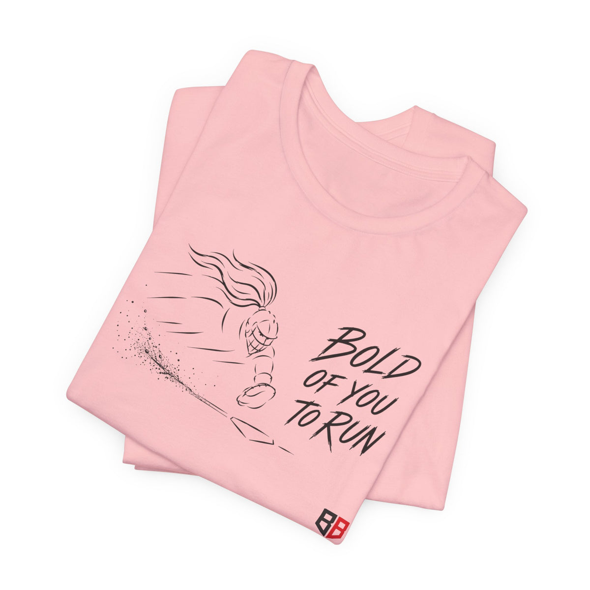 Softball Catcher Tee - "Bold Of You To Run"