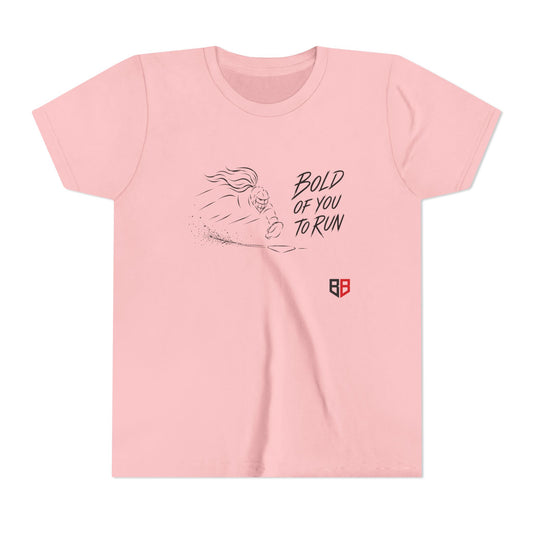 Softball Catcher Tee — "Bold of You to Run" Graphic Shirt