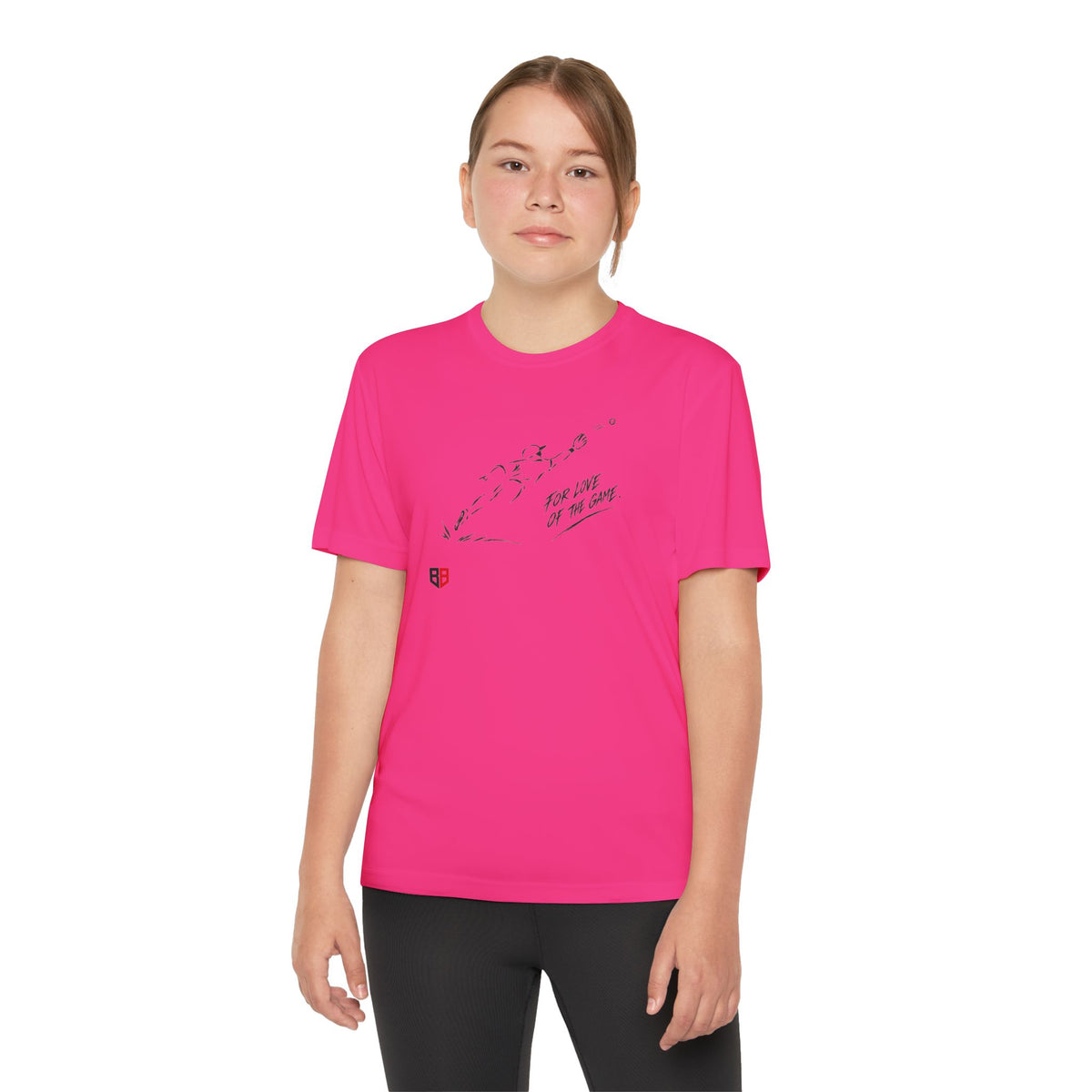 Youth Baseball Tee — "For Love of the Game" Athletic T‑Shirt