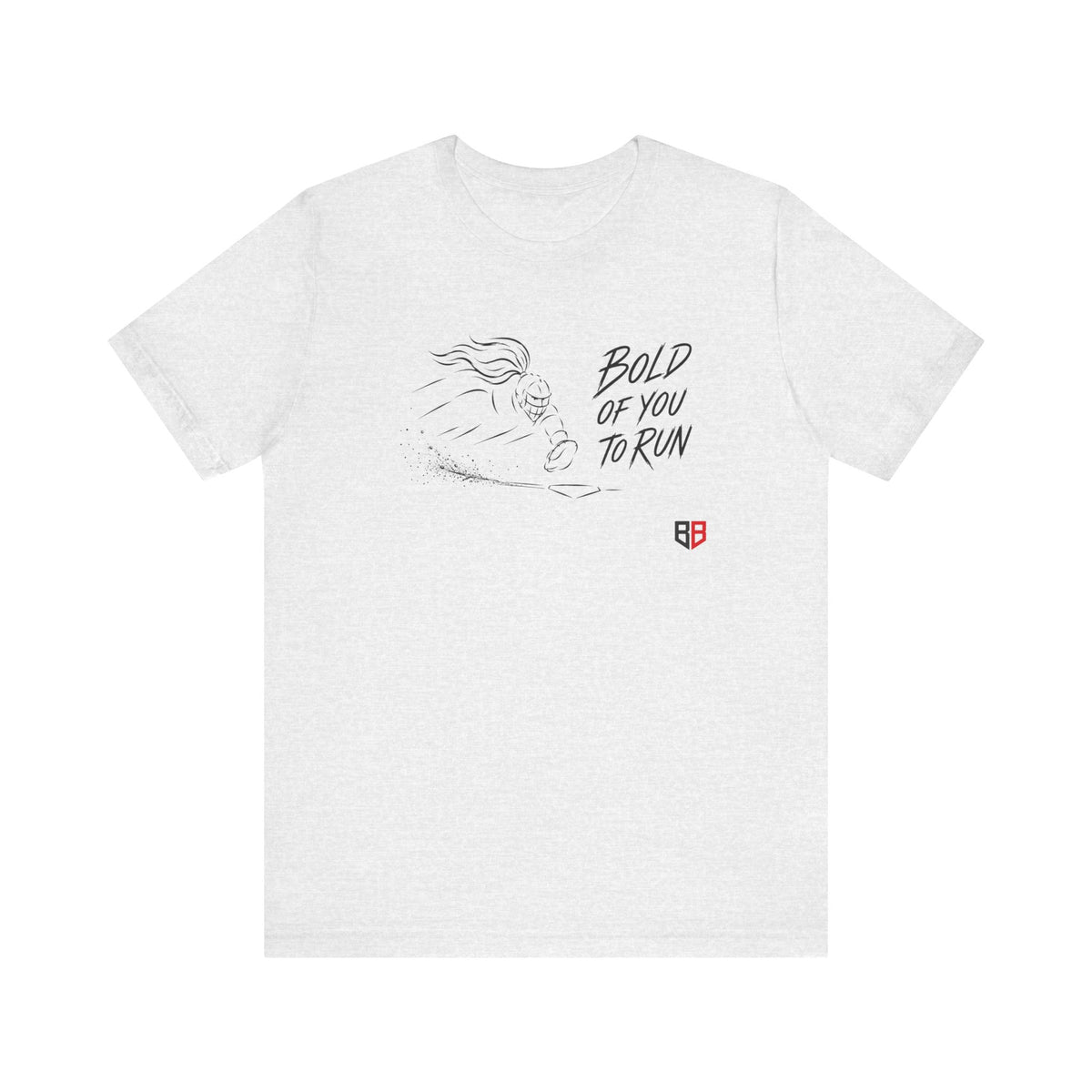 Softball Catcher Tee - "Bold Of You To Run"