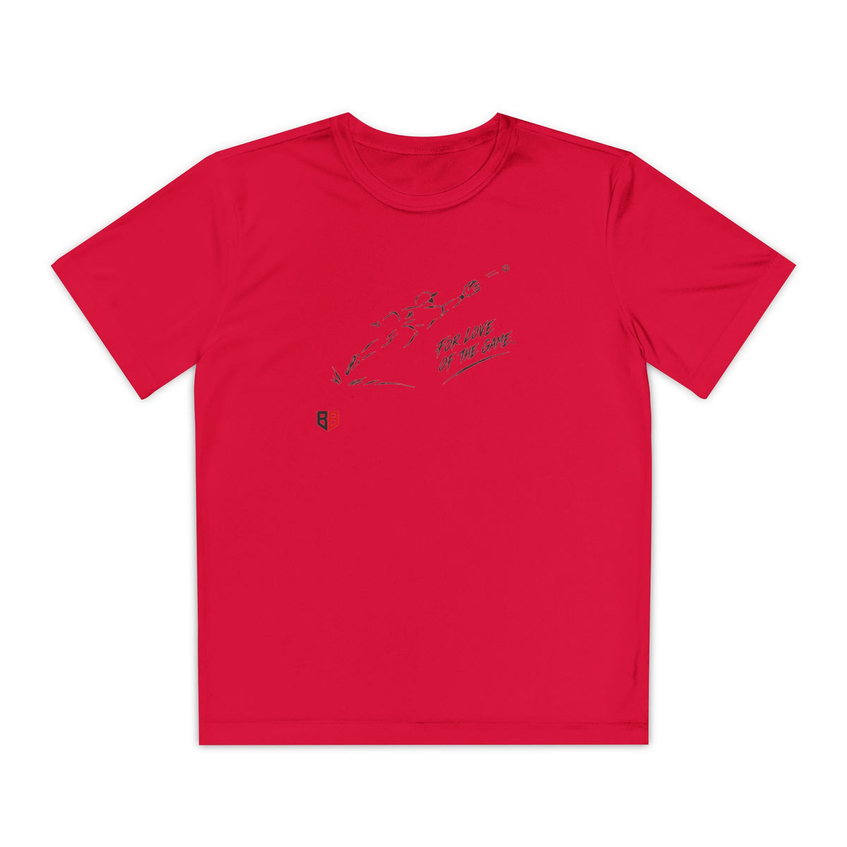 Youth Baseball Tee — "For Love of the Game" Athletic T‑Shirt