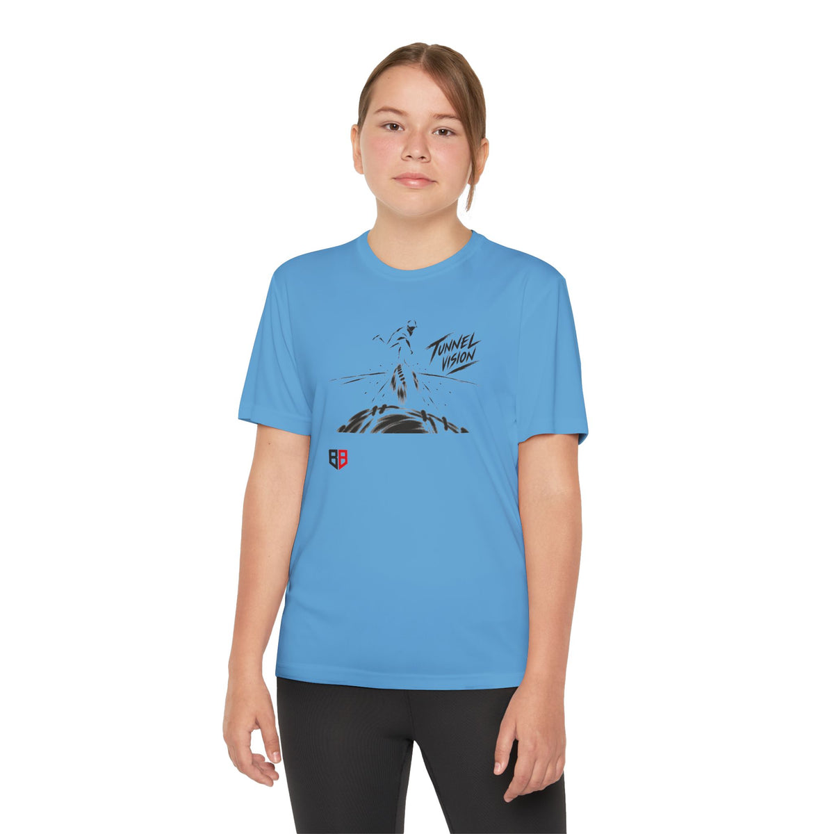 Youth Pitcher Tee — 'Tunnel Vision' Graphic T-Shirt