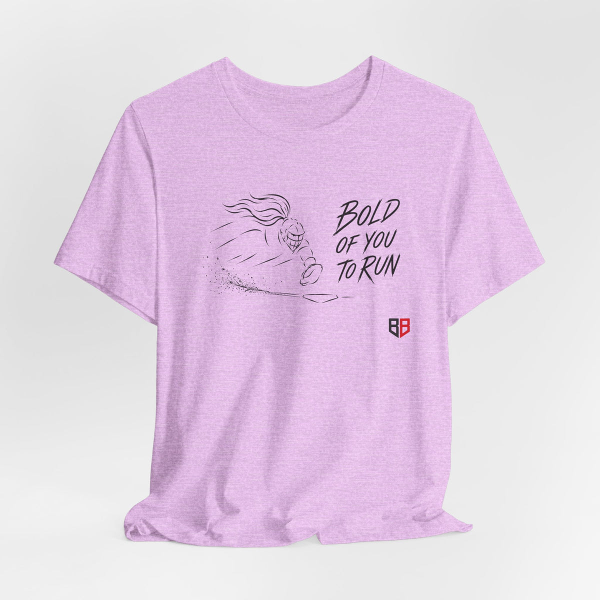 Softball Catcher Tee - "Bold Of You To Run"