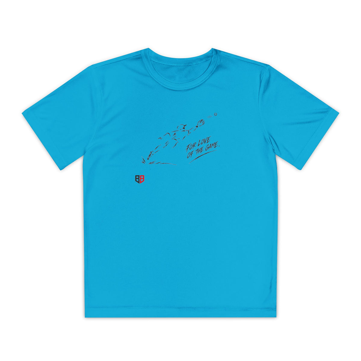 Youth Baseball Tee — "For Love of the Game" Athletic T‑Shirt
