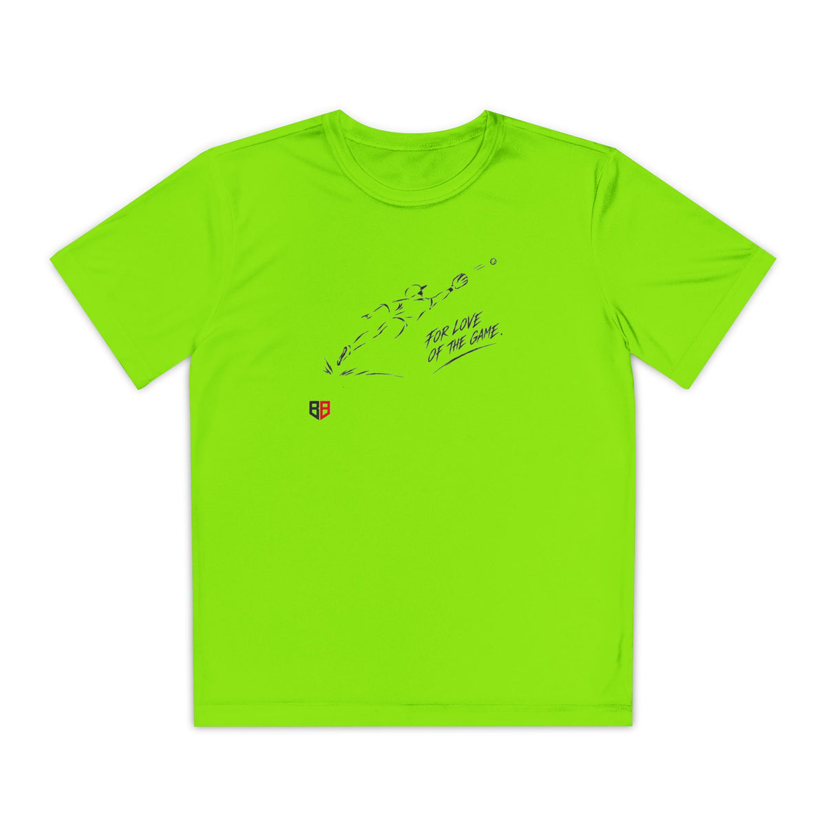 Youth Baseball Tee — "For Love of the Game" Athletic T‑Shirt